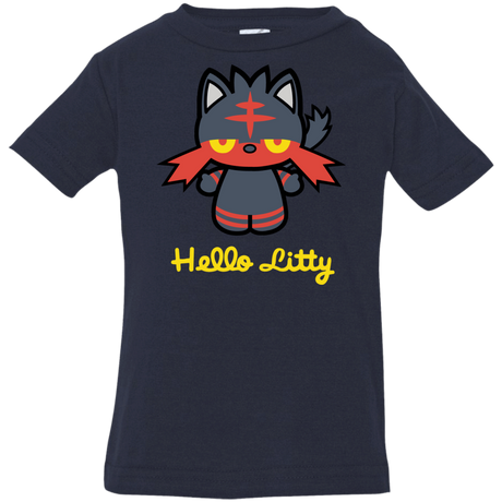 T-Shirts Navy / 6 Months Hello Litty Infant Premium T-Shirt