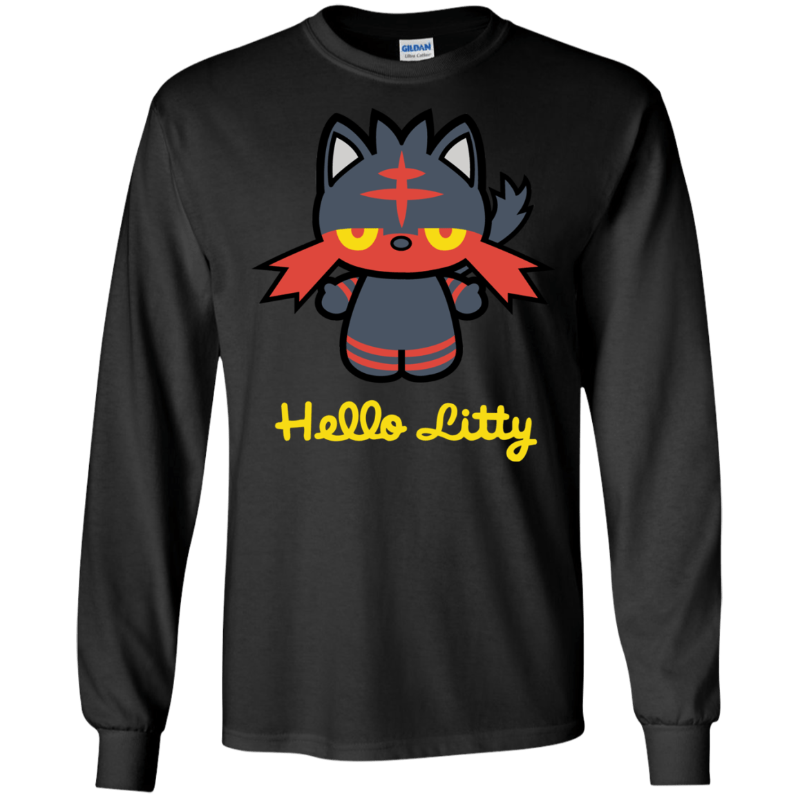 Hello Litty Men's Long Sleeve T-Shirt