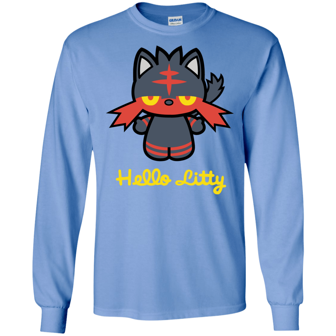 Hello Litty Men's Long Sleeve T-Shirt