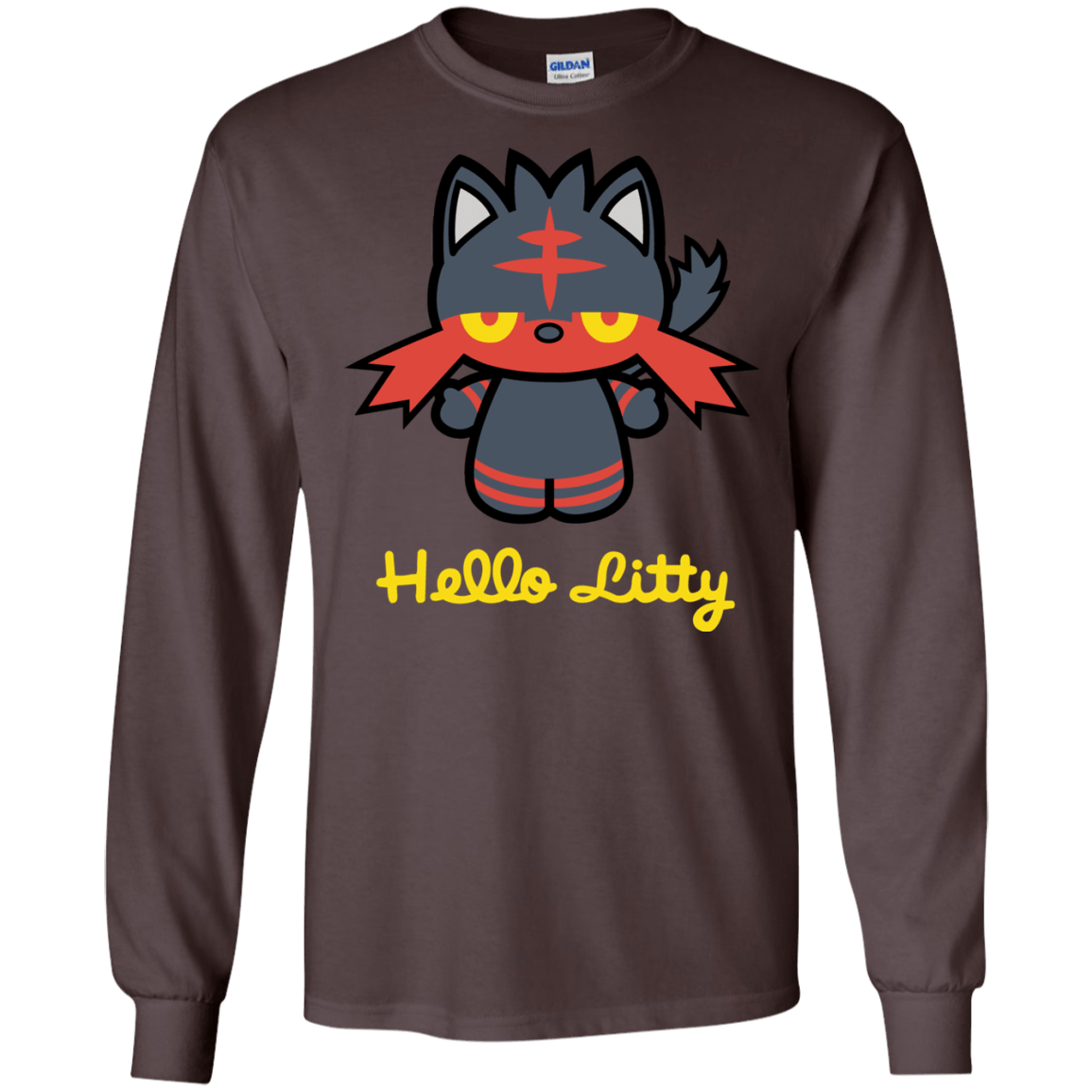 Hello Litty Men's Long Sleeve T-Shirt