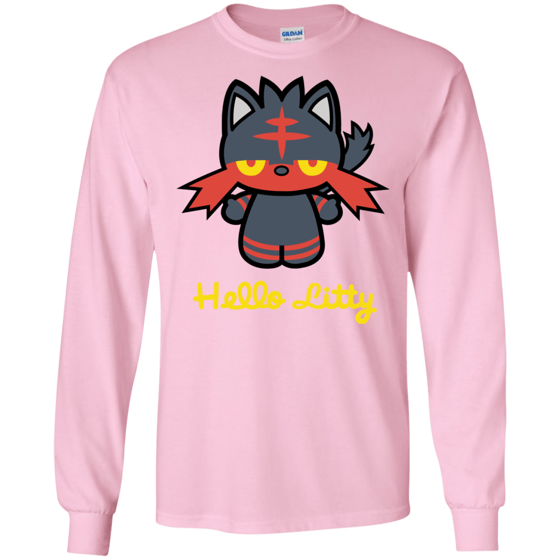 Hello Litty Men's Long Sleeve T-Shirt