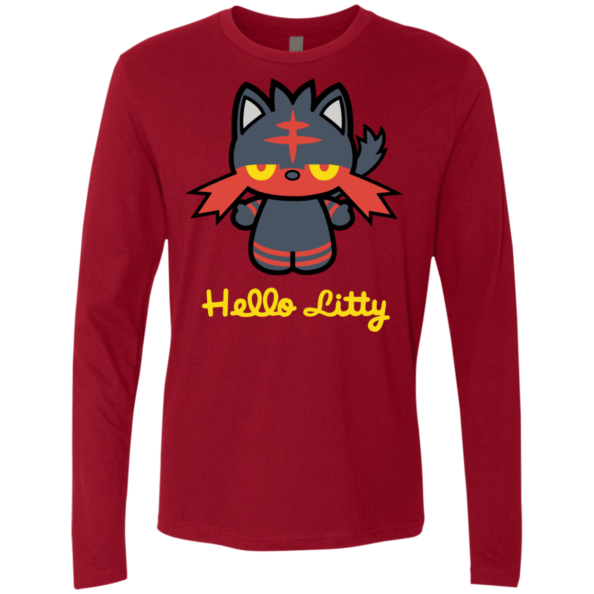 Hello Litty Men's Premium Long Sleeve