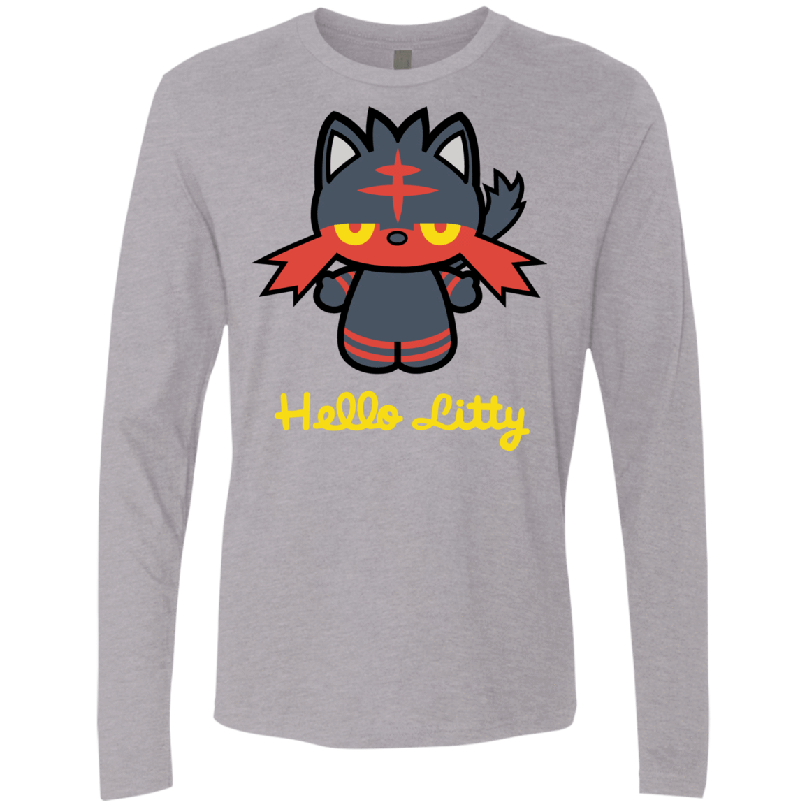Hello Litty Men's Premium Long Sleeve