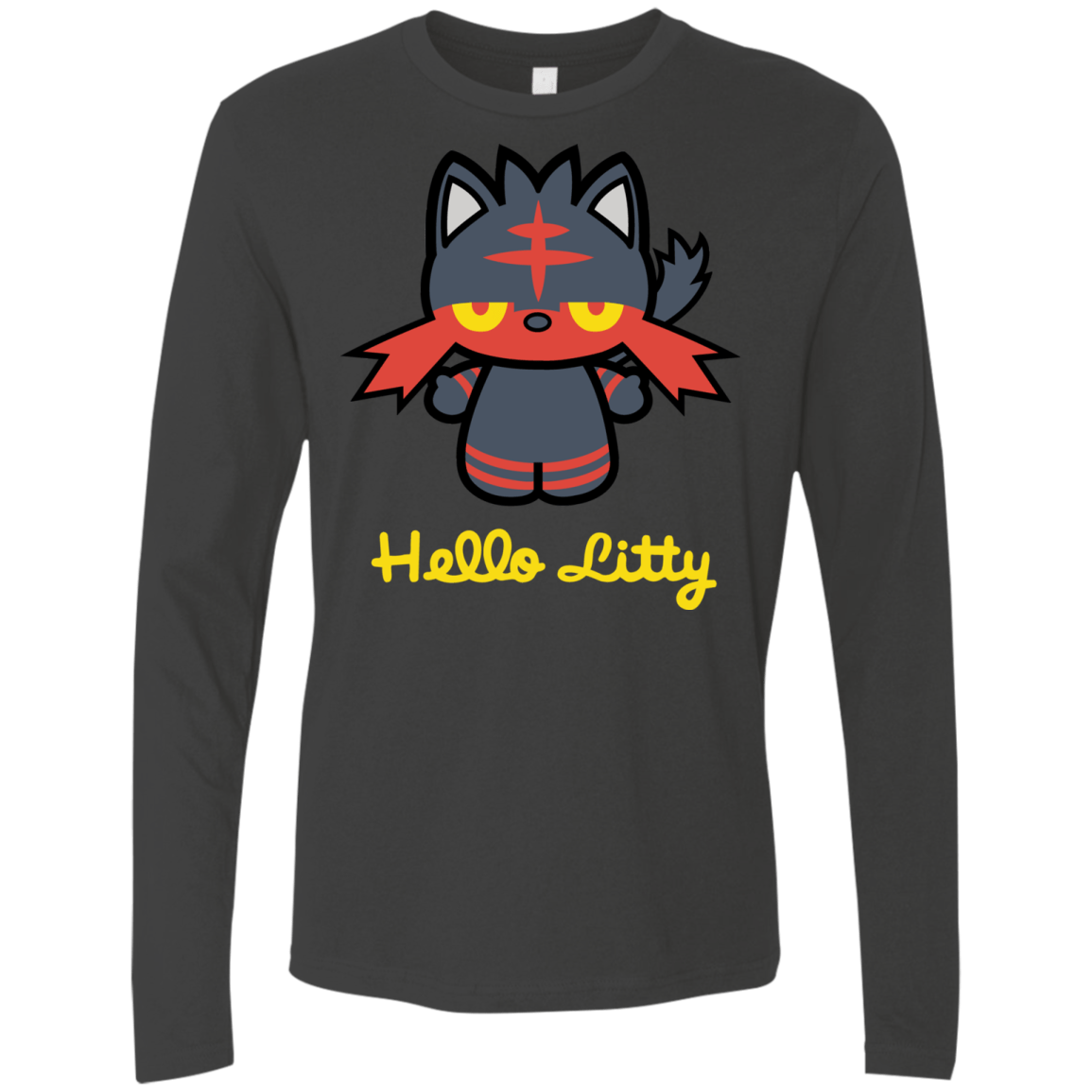 Hello Litty Men's Premium Long Sleeve