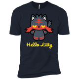 T-Shirts Midnight Navy / X-Small Hello Litty Men's Premium T-Shirt