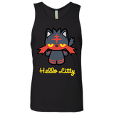 T-Shirts Black / S Hello Litty Men's Premium Tank Top