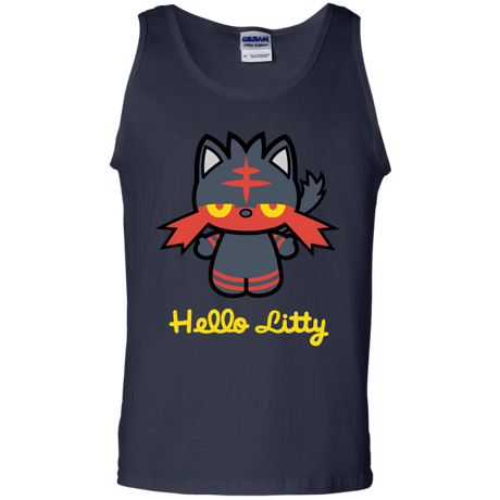 T-Shirts Navy / S Hello Litty Men's Tank Top