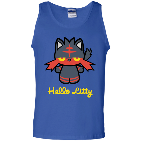 T-Shirts Royal / S Hello Litty Men's Tank Top