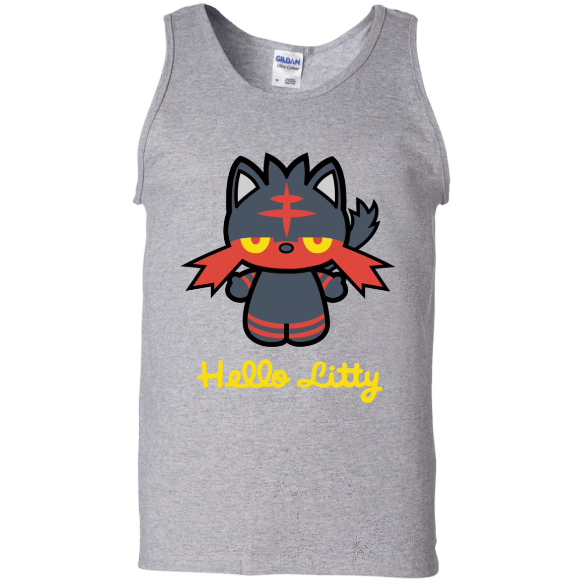 T-Shirts Sport Grey / S Hello Litty Men's Tank Top