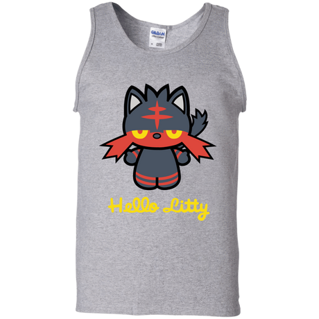 T-Shirts Sport Grey / S Hello Litty Men's Tank Top