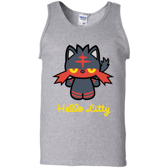 T-Shirts Sport Grey / S Hello Litty Men's Tank Top