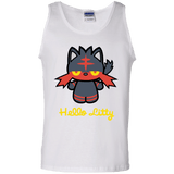 T-Shirts White / S Hello Litty Men's Tank Top