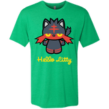 T-Shirts Envy / S Hello Litty Men's Triblend T-Shirt