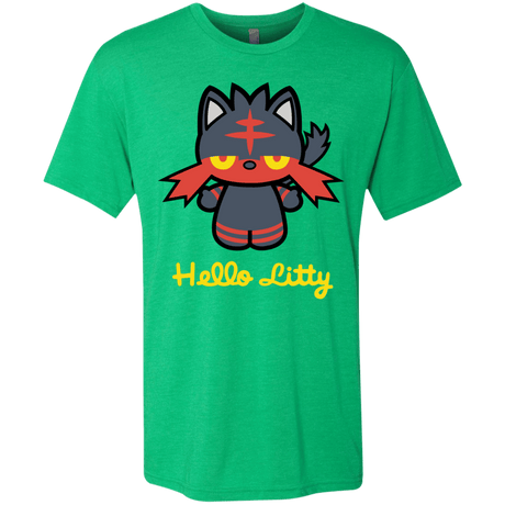 T-Shirts Envy / S Hello Litty Men's Triblend T-Shirt
