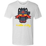 T-Shirts Heather White / S Hello Litty Men's Triblend T-Shirt