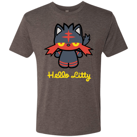 T-Shirts Macchiato / S Hello Litty Men's Triblend T-Shirt