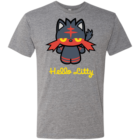 T-Shirts Premium Heather / S Hello Litty Men's Triblend T-Shirt
