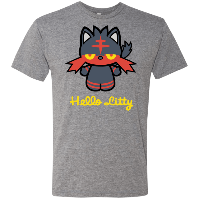 T-Shirts Premium Heather / S Hello Litty Men's Triblend T-Shirt