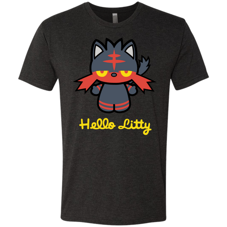 T-Shirts Vintage Black / S Hello Litty Men's Triblend T-Shirt