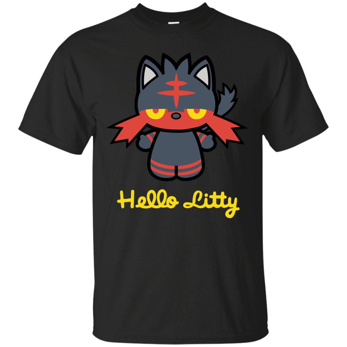 T-Shirts Black / S Hello Litty T-Shirt