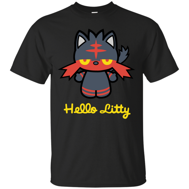 T-Shirts Black / S Hello Litty T-Shirt