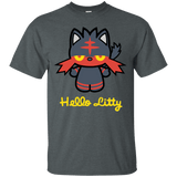 T-Shirts Dark Heather / S Hello Litty T-Shirt