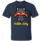 T-Shirts Navy / S Hello Litty T-Shirt