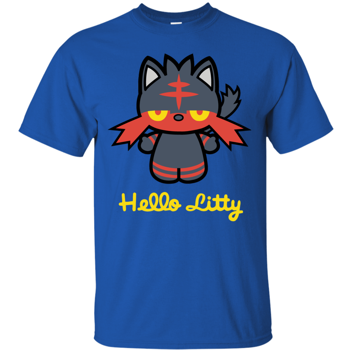 T-Shirts Royal / S Hello Litty T-Shirt