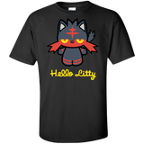 T-Shirts Black / XLT Hello Litty Tall T-Shirt