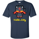 T-Shirts Navy / XLT Hello Litty Tall T-Shirt