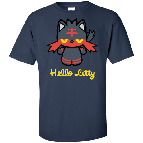 T-Shirts Navy / XLT Hello Litty Tall T-Shirt