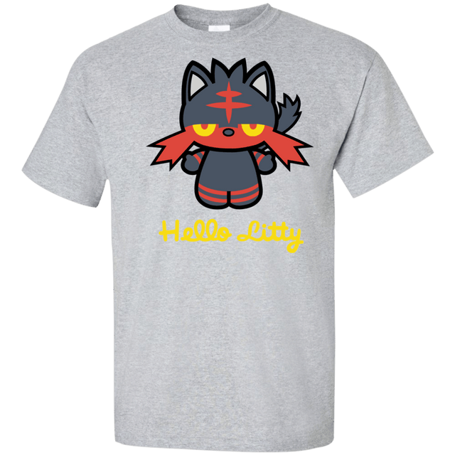 T-Shirts Sport Grey / XLT Hello Litty Tall T-Shirt