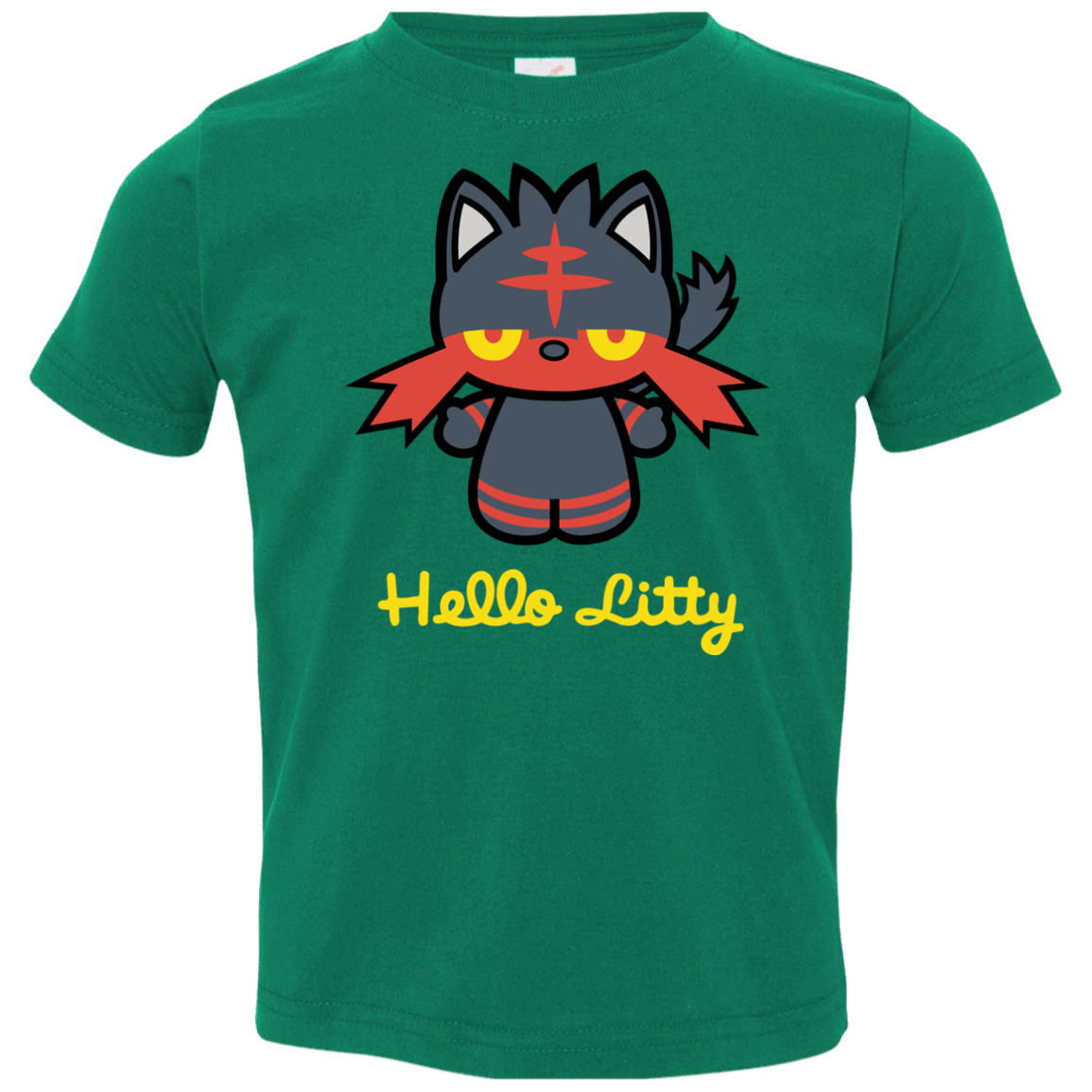 T-Shirts Kelly / 2T Hello Litty Toddler Premium T-Shirt