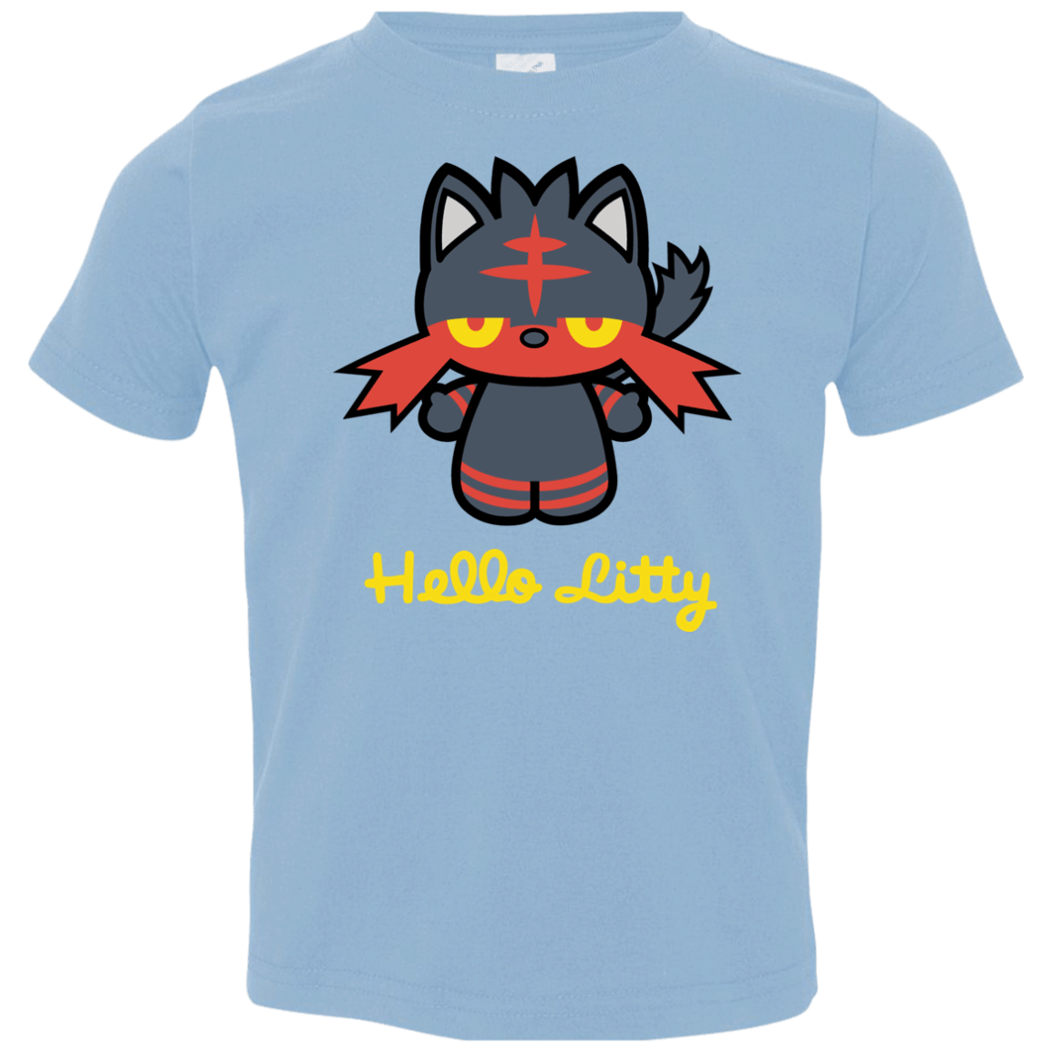 T-Shirts Light Blue / 2T Hello Litty Toddler Premium T-Shirt