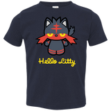 T-Shirts Navy / 2T Hello Litty Toddler Premium T-Shirt