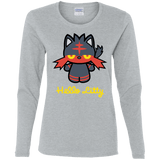 T-Shirts Sport Grey / S Hello Litty Women's Long Sleeve T-Shirt