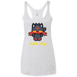 T-Shirts Heather White / X-Small Hello Litty Women's Triblend Racerback Tank