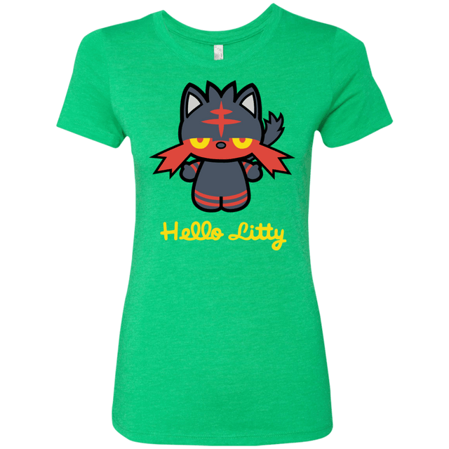 T-Shirts Envy / S Hello Litty Women's Triblend T-Shirt