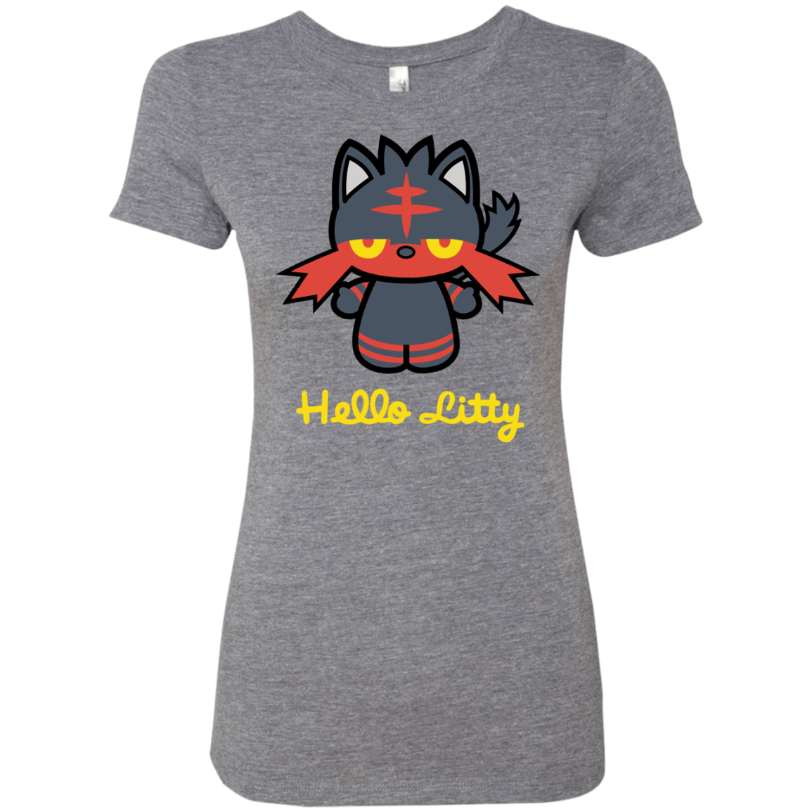 T-Shirts Premium Heather / S Hello Litty Women's Triblend T-Shirt