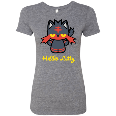 T-Shirts Premium Heather / S Hello Litty Women's Triblend T-Shirt