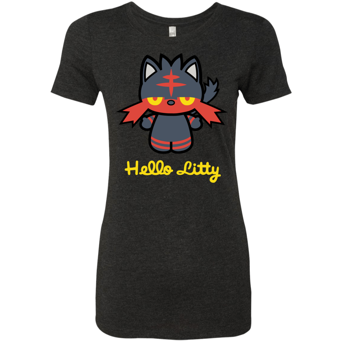 T-Shirts Vintage Black / S Hello Litty Women's Triblend T-Shirt