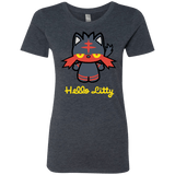 T-Shirts Vintage Navy / S Hello Litty Women's Triblend T-Shirt