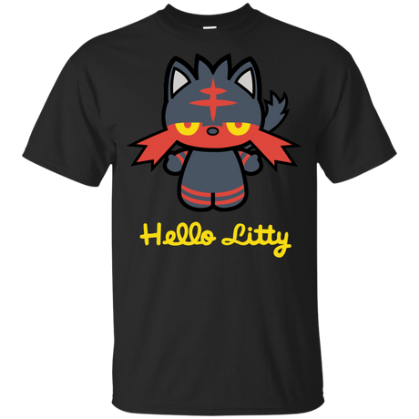 T-Shirts Black / YXS Hello Litty Youth T-Shirt