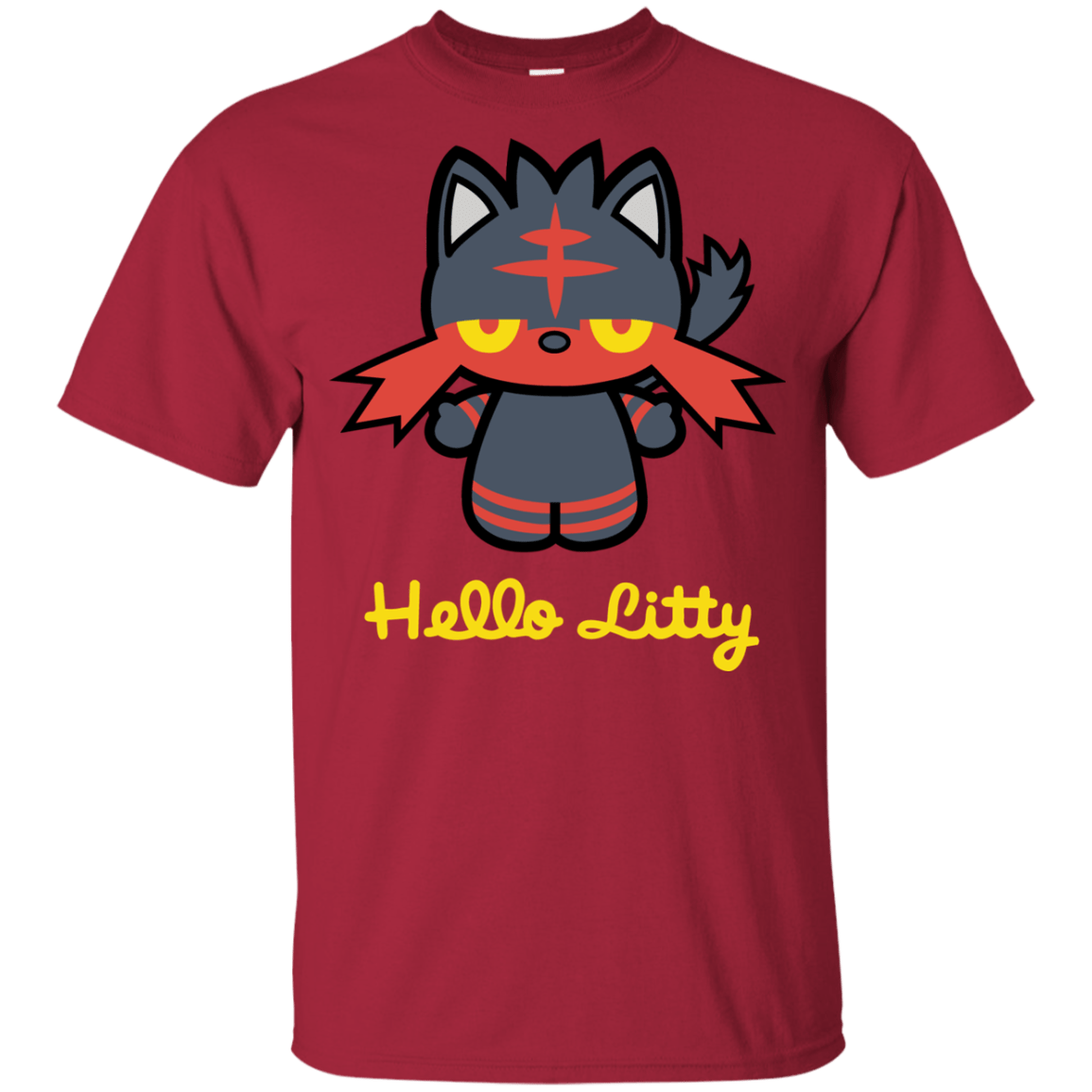 T-Shirts Cardinal / YXS Hello Litty Youth T-Shirt