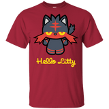 T-Shirts Cardinal / YXS Hello Litty Youth T-Shirt