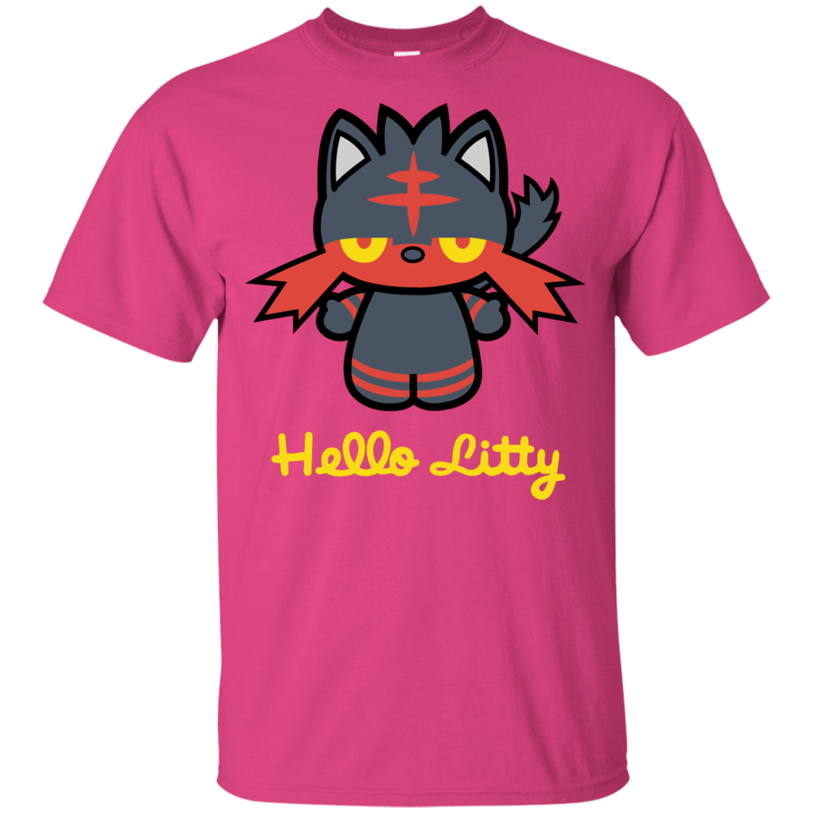 T-Shirts Heliconia / YXS Hello Litty Youth T-Shirt
