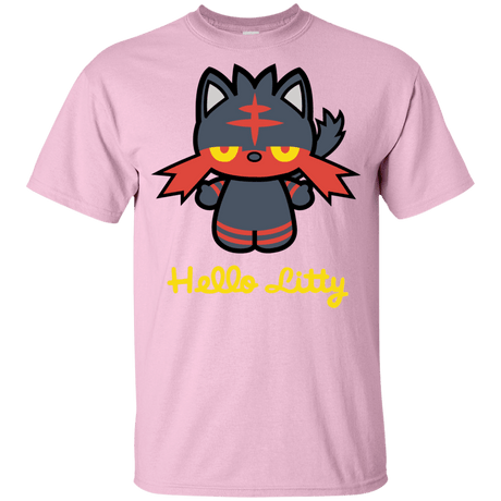 T-Shirts Light Pink / YXS Hello Litty Youth T-Shirt