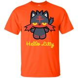 T-Shirts Orange / YXS Hello Litty Youth T-Shirt