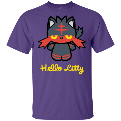 T-Shirts Purple / YXS Hello Litty Youth T-Shirt