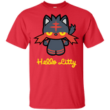 T-Shirts Red / YXS Hello Litty Youth T-Shirt